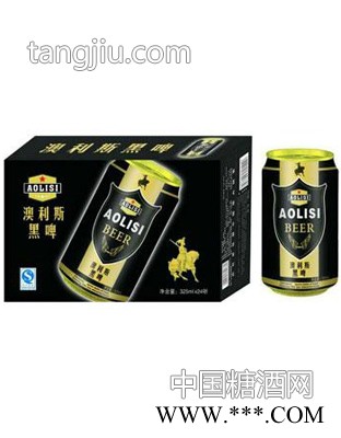 澳利斯黑啤酒325mlx24图1