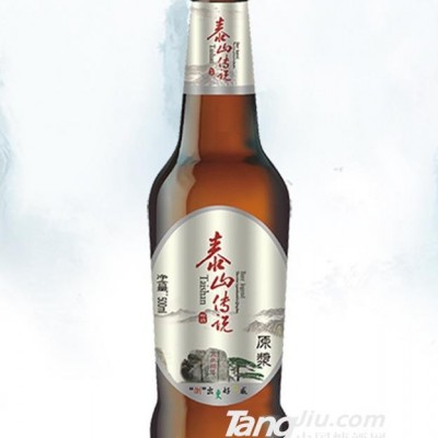 泰山传说原浆白啤酒500ml