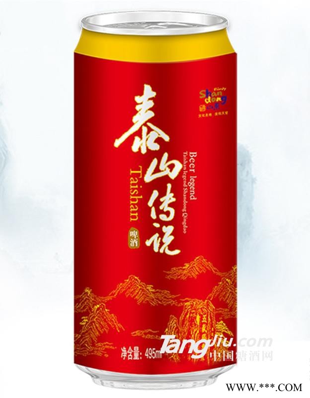 泰山传说鸿运啤酒495ml图1