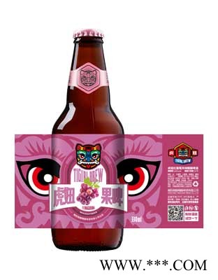 虎妞红葡萄风味果啤图1