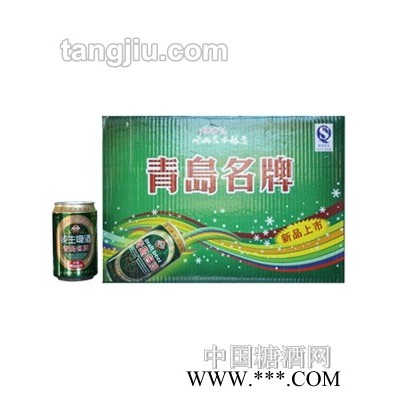 青岛听装黄啤酒10度