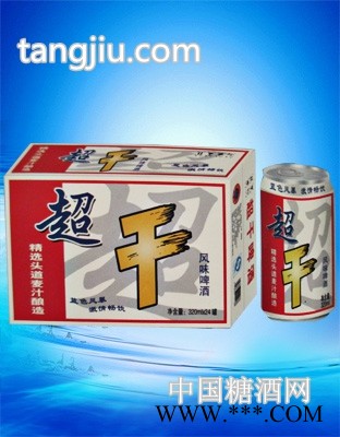 青岛崂岸啤酒06蓝色精品超干图1