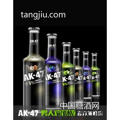 AK47男人鸡尾酒275ml 椰子蓝莓苹果3口味 果酒洋酒预调