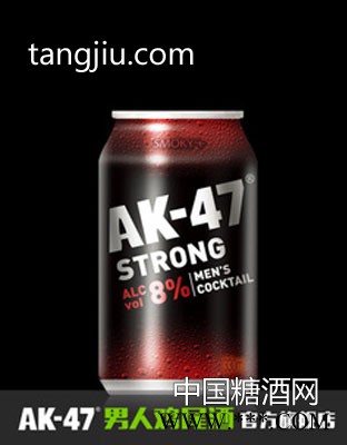 AK47男人鸡尾酒 预调酒330ml 烟熏味 果酒洋酒