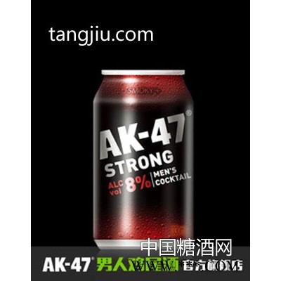 AK47男人鸡尾酒 预调酒330ml 烟熏味 果酒洋酒