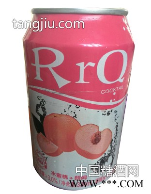 瑞青-水蜜桃味朗姆鸡尾酒330ml-山东青源雪啤酒图1