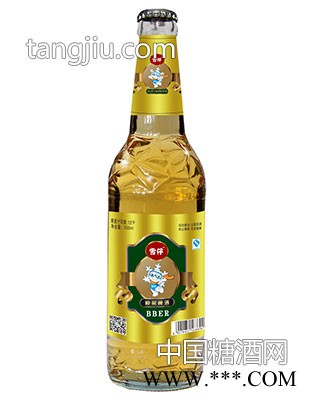 雪仔啤酒12度500ml瓶装原浆啤酒图1