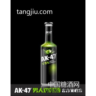 AK47男人鸡尾酒 5度苹果味275ml果酒洋酒