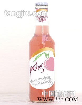 查理红水蜜桃鸡尾酒图1