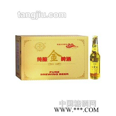 崂特纯酿金啤酒