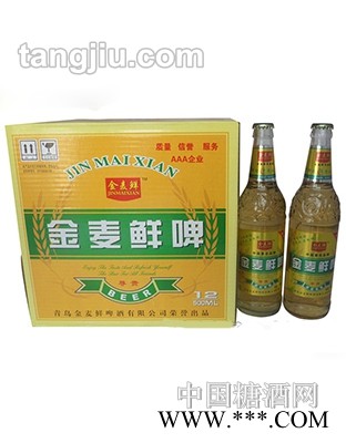 金麦鲜啤尊贵8度500ml图1