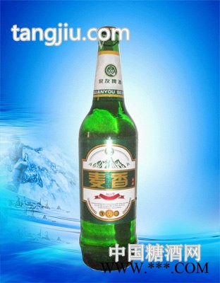 青岛崂岸啤酒588ml新麦香啤酒图1