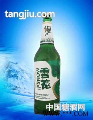青岛崂岸啤酒588ml白雲龙图1
