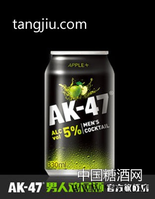 AK47男人鸡尾酒 预调酒330ml 苹果味 果酒洋酒