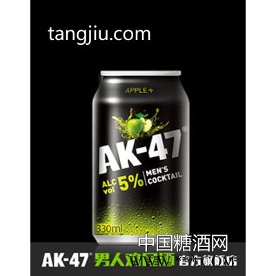 AK47男人鸡尾酒 预调酒330ml 苹果味 果酒洋酒