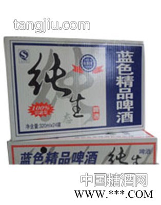 滨海情纯生蓝500ml图1