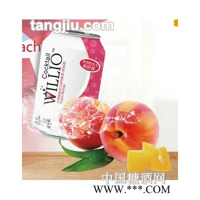 WILLIO威利奥鸡尾酒水蜜桃味罐装