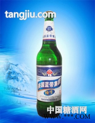 青岛崂岸啤酒588ml绿瓶图1