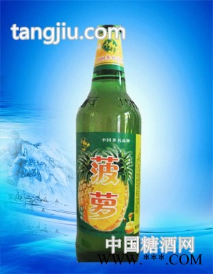 青岛崂岸啤酒500ml绿瓶菠萝图1