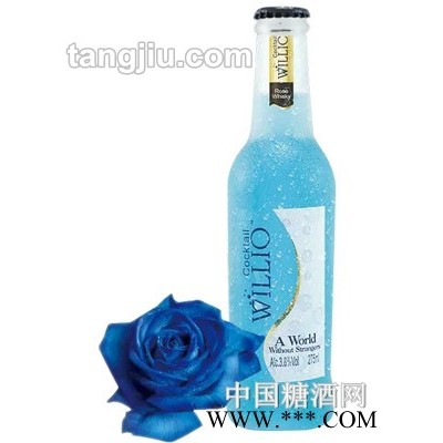 Willio威利奥蓝玫瑰味威士忌鸡尾酒（预调酒）