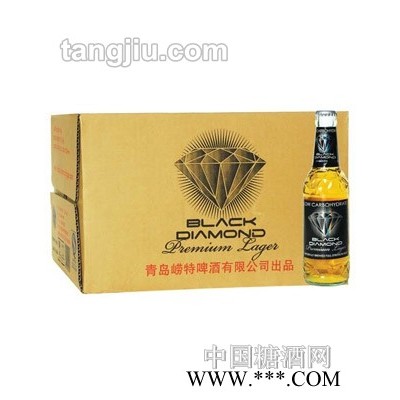 崂特啤酒黑钻11度