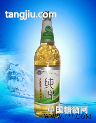 青岛崂岸啤酒588ml白瓶纯啤图1