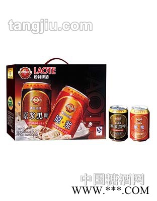 崂特啤酒原浆罐装礼盒图1