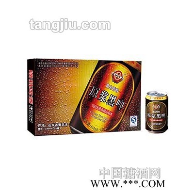 崂特原浆黑啤易拉罐
