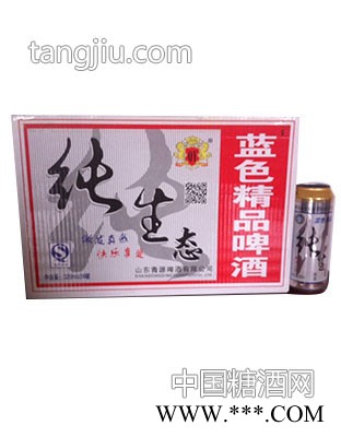 青源雪纯生态蓝色精品啤酒图1