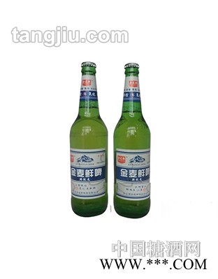 金麦啤酒鲜纯爽8度600ml图1