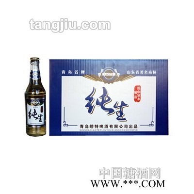 崂特压盖纯生啤酒7度