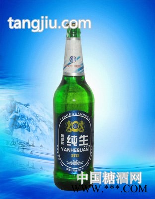青岛崂岸啤酒588ml蓝色经典纯生啤酒图1