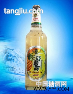 青岛崂岸啤酒500ml白瓶菠萝啤图1