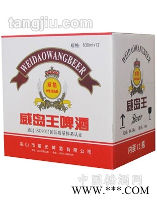 威岛王啤酒630ml箱图1