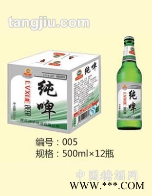 鲁雪啤酒纯啤500mlX12瓶图1