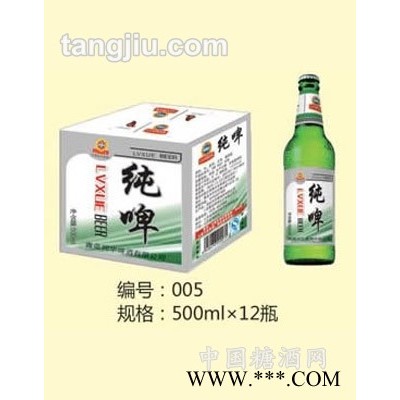 鲁雪啤酒纯啤500mlX12瓶