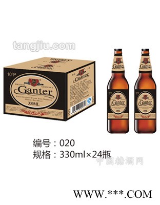 甘特尔啤酒330mlX24瓶图1