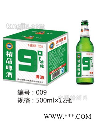 甘特尔精品啤酒9度冰纯500ml图1