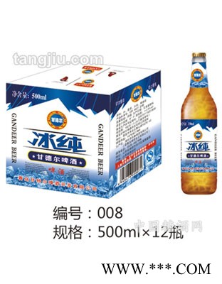 甘特尔冰纯啤酒500ml图1
