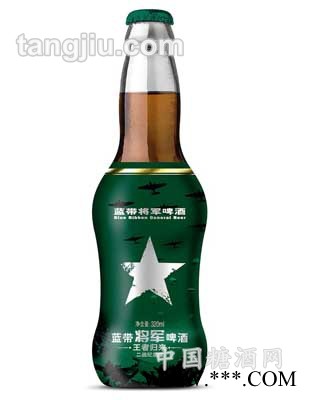 蓝带将军啤酒320ML瓶装蓝瓶图1