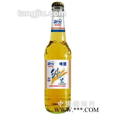 白沙纯生啤酒600ml