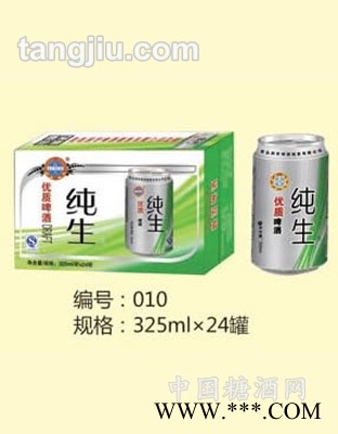 鲁雪啤酒纯生325mlX24罐图1