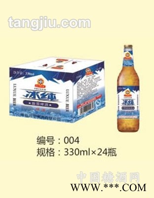 鲁雪啤酒冰纯330mlX24瓶图1