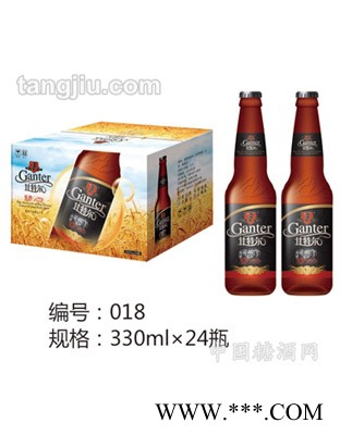 甘特尔啤酒330mlX24瓶装图1
