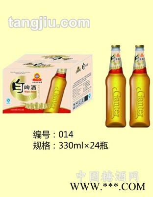 鲁雪啤酒白啤酒330mlX24瓶图1