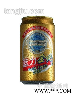 蓝力金纯啤酒355ml罐装图1