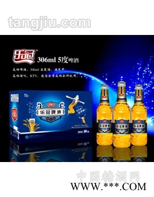 306ml乐冠5度啤酒图1