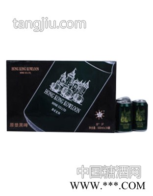 香港九龍易拉罐黑啤330mlx24罐图1