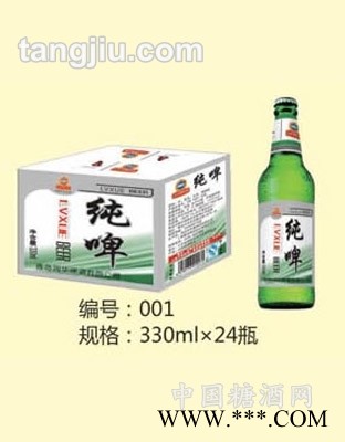 鲁雪啤酒纯啤330mlX24瓶图1