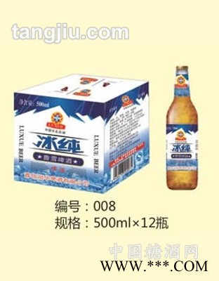 鲁雪啤酒冰纯500mlX12瓶图1